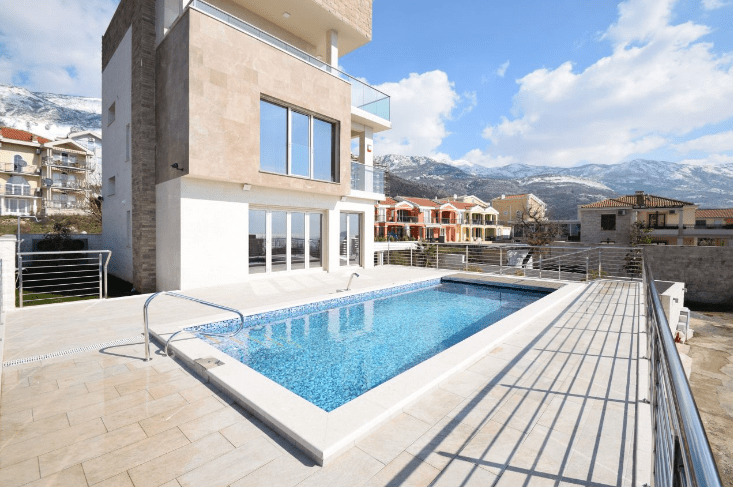 New modern villa on the Budva Riviera, Becici