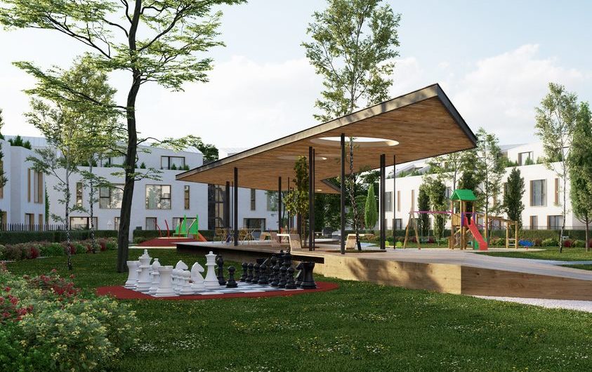 Townhouse in Zain Park – in a club village in Podgorica