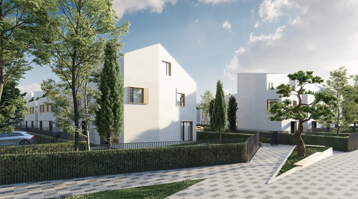 Townhouse in Zain Park – in a club village in Podgorica