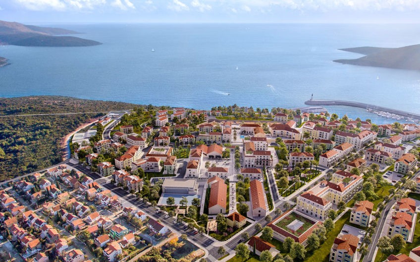 Lustica Bay Centrale – for sale in installments – 1-bedroom apartment with a yard