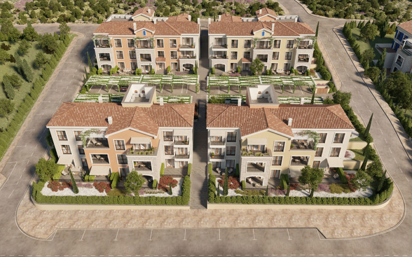 Lustica Bay Centrale – for sale in installments – 1-bedroom apartment with a yard