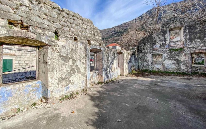 Ruins of an ancient house in the historical part of Risan