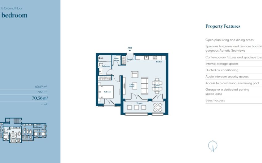 Lustica Bay new residence Jasmin Marina Village – first payment 10%!