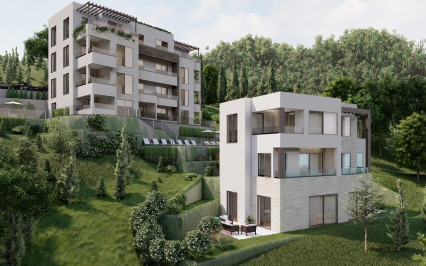 Plot of 1,430 m2 in Tivat – approved project for two residential buildings