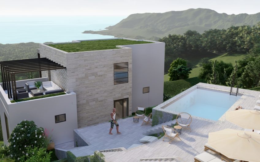 Plot of 1,430 m2 in Tivat – approved project for two residential buildings