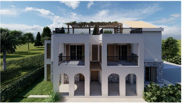 House with a plot of 731 m2 below the highway – Tivat, Selyanovo