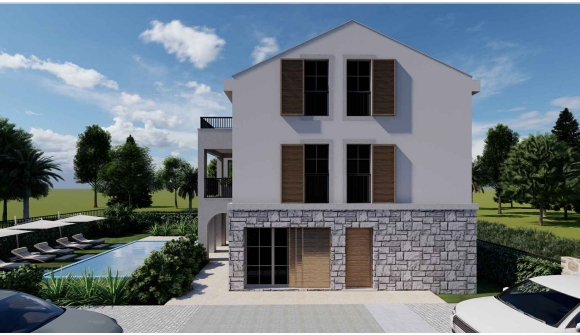 House with a plot of 731 m2 below the highway – Tivat, Selyanovo