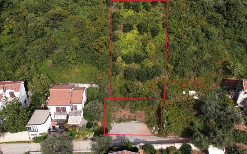 Land plot in Budva – construction permitted 2.188 m2