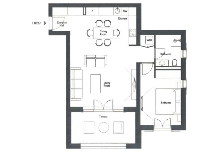 1 Bedroom Apartment in Iris — Marina Village