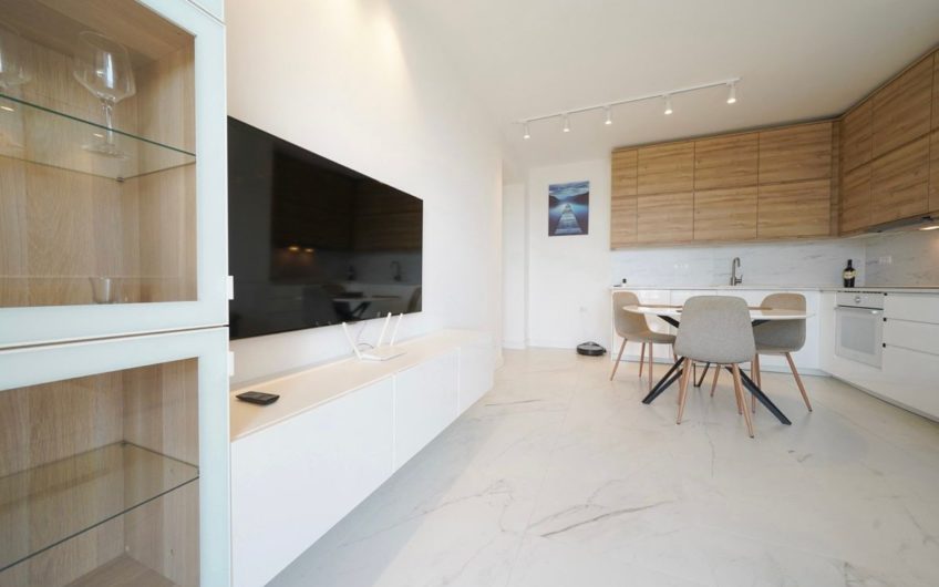 New 2-bedroom apartment with panoramic sea view in Tivat