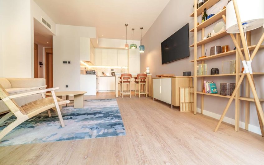 Furnished one-bedroom apartment in the prestigious Boka Place complex