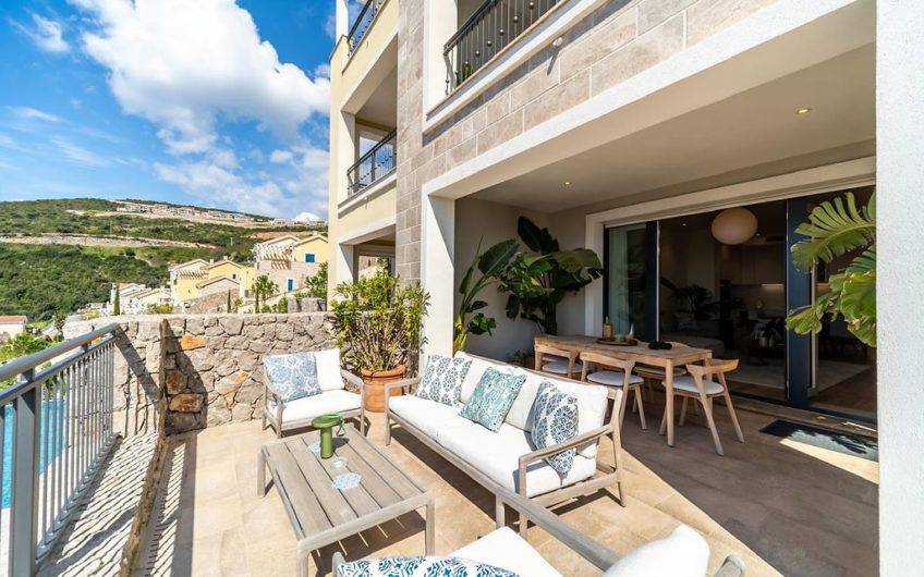 Luxurious 2-bedroom apartment in Lustica Bay Marina Village