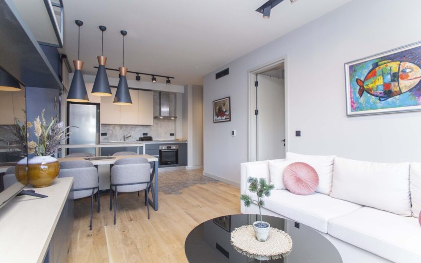 Seaside apartment in Donji Lastva in a modern building with an elevator – investment opportunity