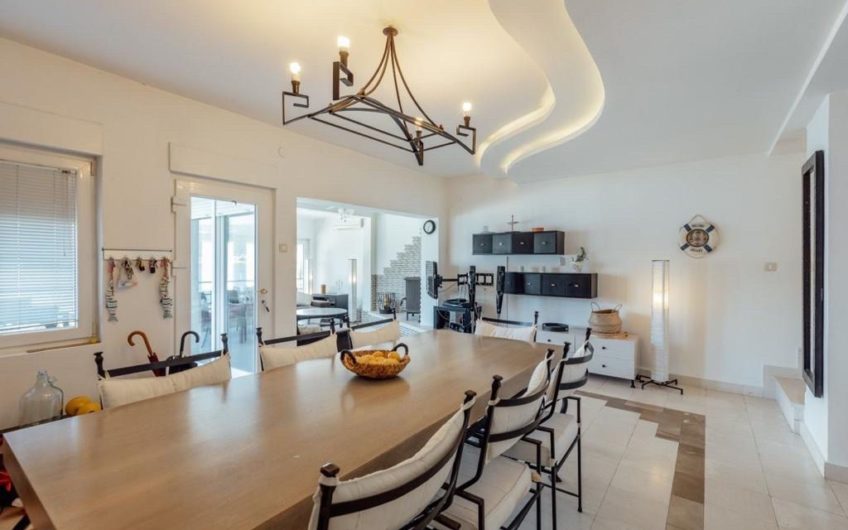 House with a pool in Luštica — 2nd row to the sea!