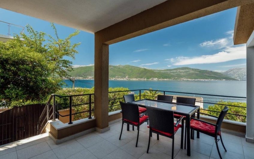 House with a pool in Luštica — 2nd row to the sea!