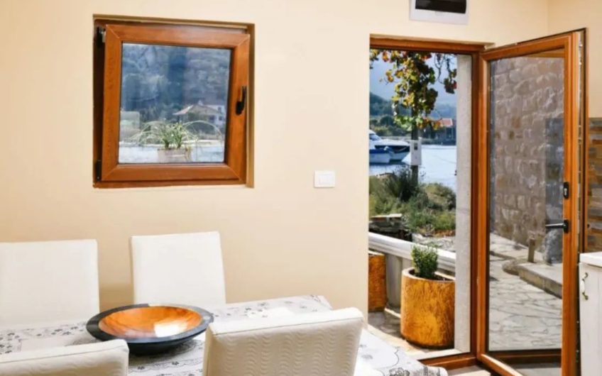 First Line Beach — Renovated Stone House in Tivat Bay