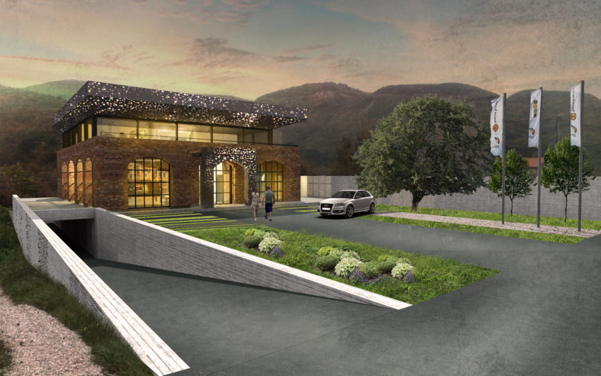 Loft-style commercial building – on the Tivat-Budva highway