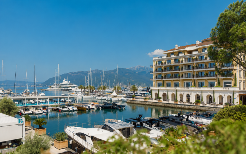 Exclusive 3-Bedroom Apartment with Direct Pool Access in Porto Montenegro