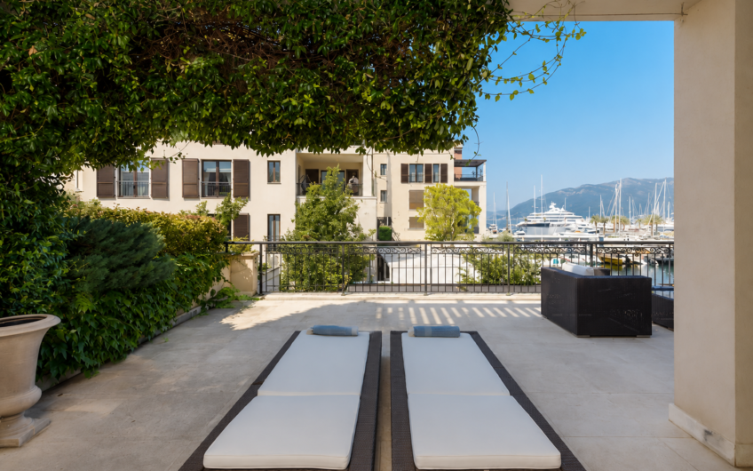Exclusive 3-Bedroom Apartment with Direct Pool Access in Porto Montenegro