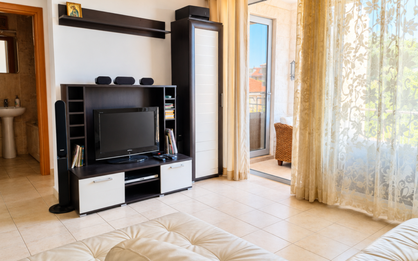 Rare Property in Petrovac: 2 Bedrooms, Sea View, Pool, and Parking — €160,000