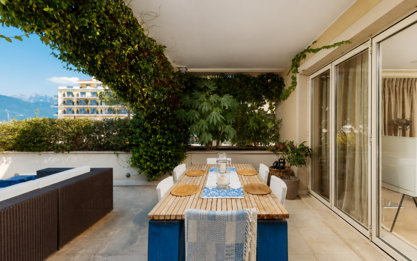 Exclusive 3-Bedroom Apartment with Direct Pool Access in Porto Montenegro