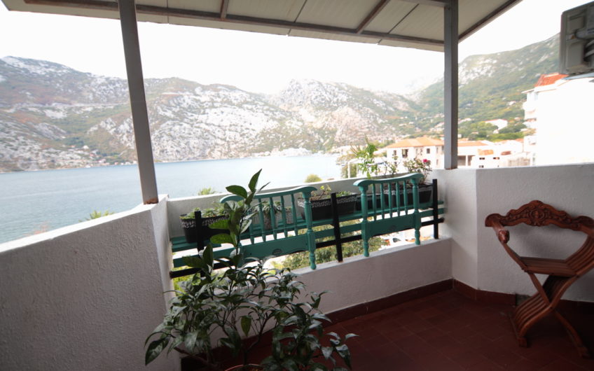 Tree-room waterfront apartment in the center of Risan