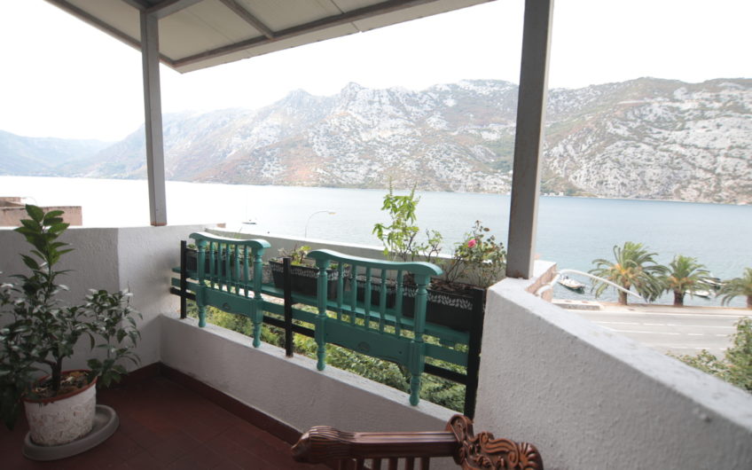 Tree-room waterfront apartment in the center of Risan