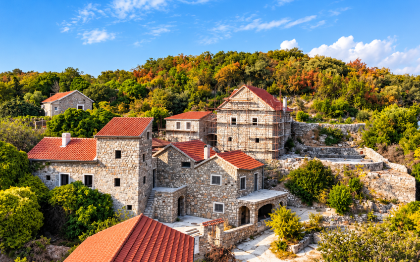 Complex of Stone Houses for Sale on the Luštica Peninsula