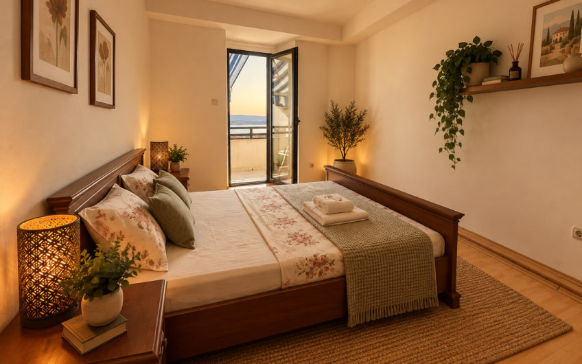 An intimate two-story house in Tivat – 10-minute walk to the center.