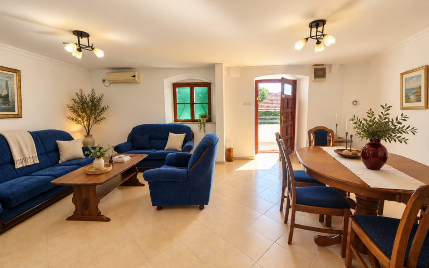 An intimate two-story house in Tivat – 10-minute walk to the center.