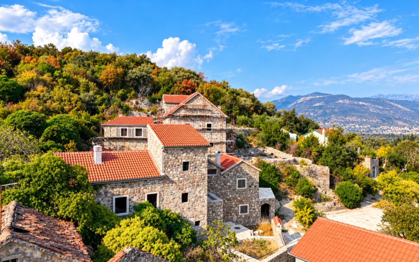 Complex of Stone Houses for Sale on the Luštica Peninsula