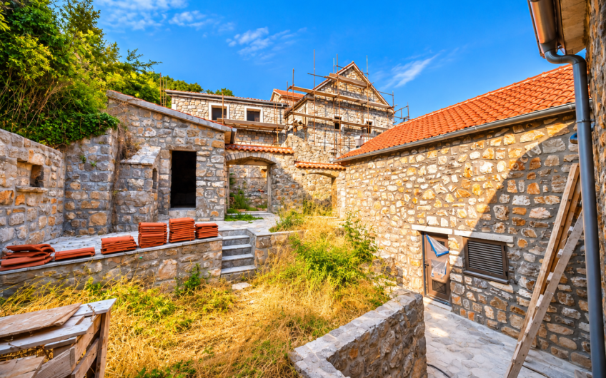 Complex of Stone Houses for Sale on the Luštica Peninsula