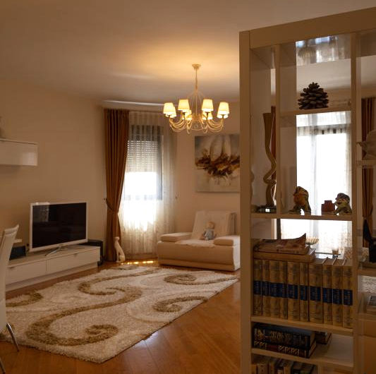 Two-bedroom apartment on the Pine waterfront in Tivat